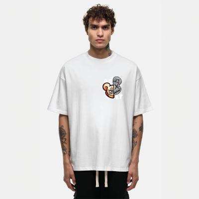 Bear Robot White T-Shirt Design