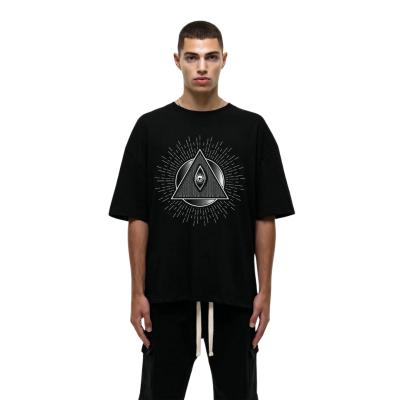 Black Gothic Mystic T-shirt Design With All Seeing Eye