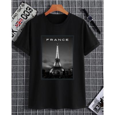 Black White Paris Travel T-Shirt