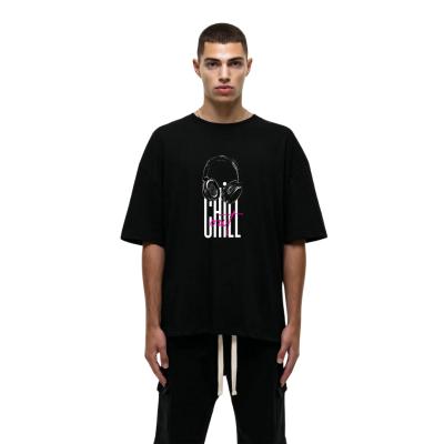 White and Magenta Chillout T-Shirt