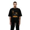 Black and Orange Los Angeles T-shirt