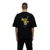 White Yellow Brush Bold Freedom Quote T-shirt